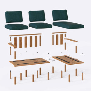 Bral Two Seat with Left Chaise