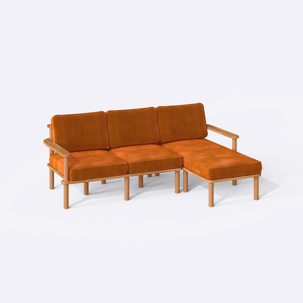 Bral Two Seat with Left Chaise