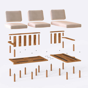 Bral Two Seat with Left Chaise