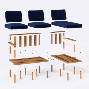 Bral Two Seat with Left Chaise