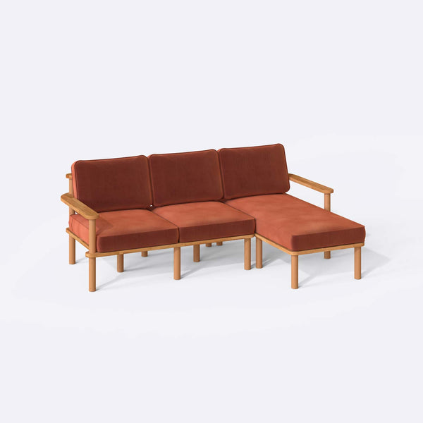 Bral Two Seat with Left Chaise