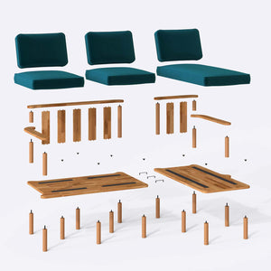 Bral Two Seat with Left Chaise