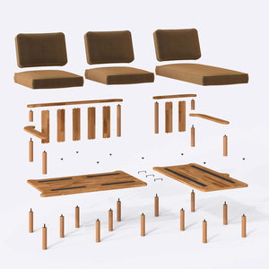 Bral Two Seat with Left Chaise