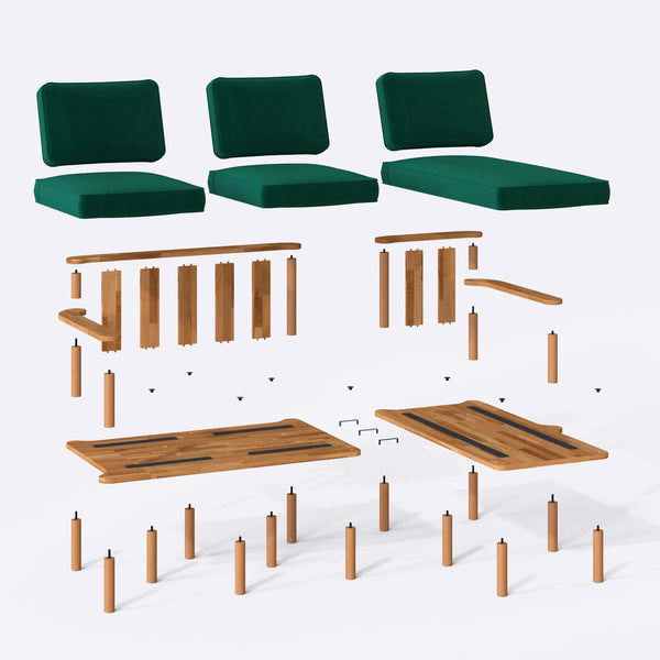 Bral Two Seat with Left Chaise