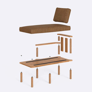 Bral Right Daybed