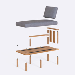 Bral Right Daybed