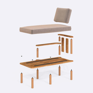 Bral Right Daybed
