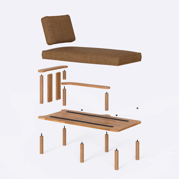 Bral Left Daybed