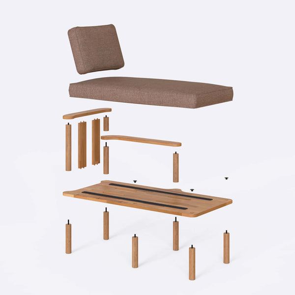 Bral Left Daybed