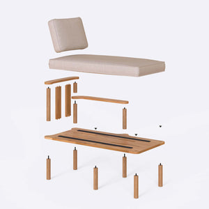 Bral Left Daybed