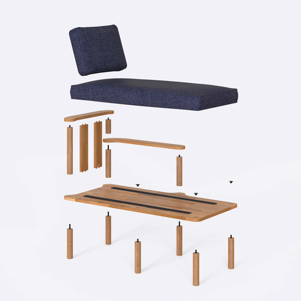Bral Left Daybed