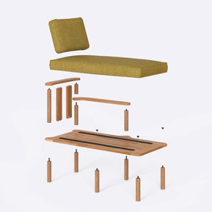 Bral Left Daybed