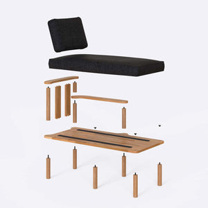 Bral Left Daybed