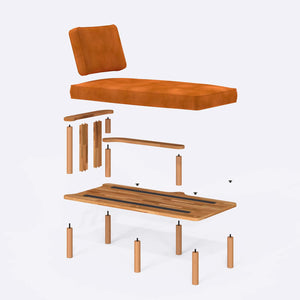 Bral Left Daybed