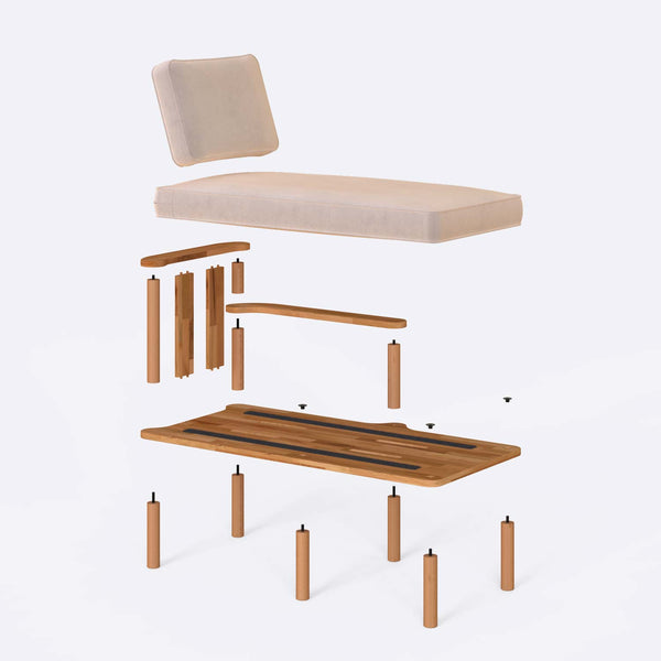 Bral Left Daybed