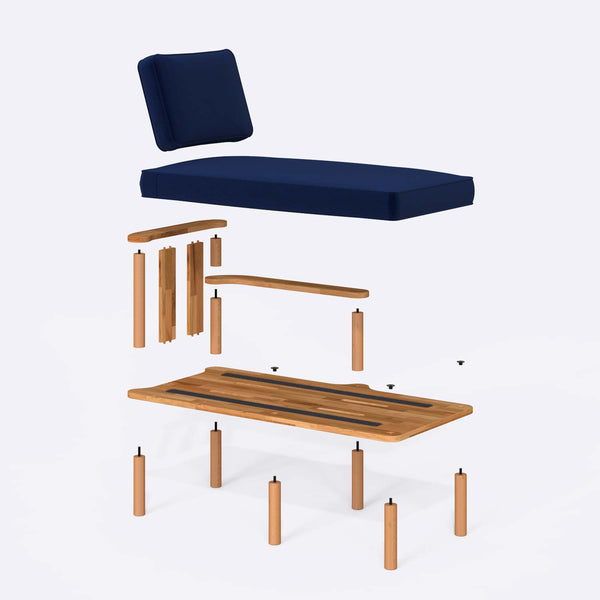 Bral Left Daybed
