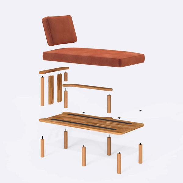 Bral Left Daybed