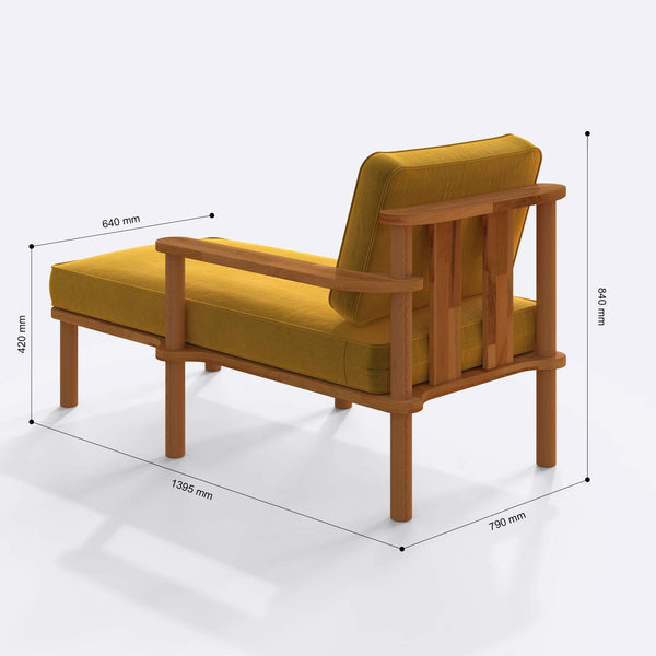 Bral Left Daybed