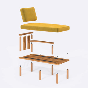 Bral Left Daybed