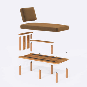 Bral Left Daybed