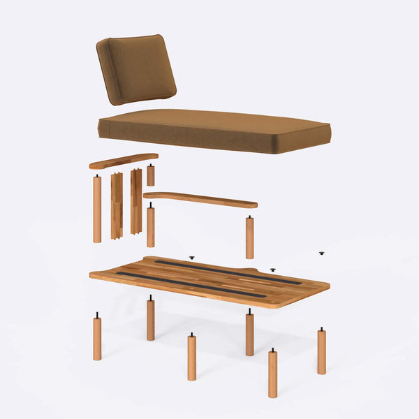 Bral Left Daybed