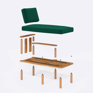 Bral Left Daybed