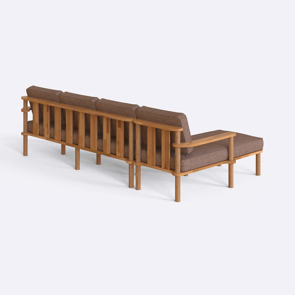 Bral Three Seat with Right Chaise