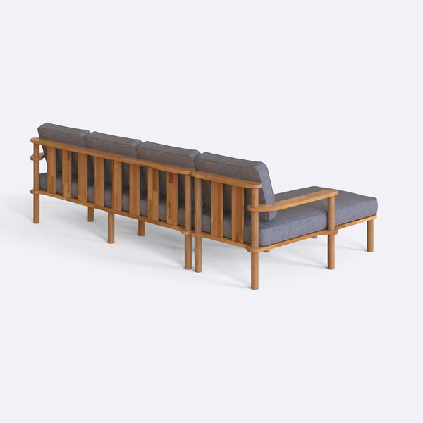Bral Three Seat with Right Chaise