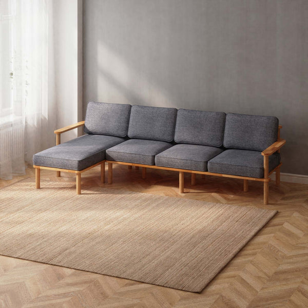 Bral Three Seat with Right Chaise