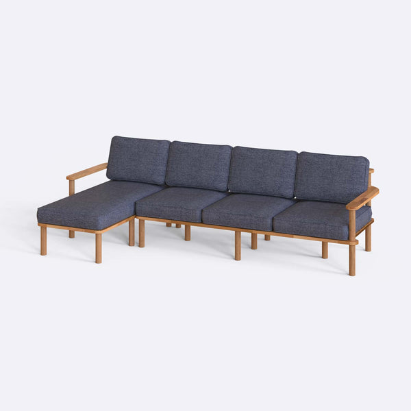 Bral Three Seat with Right Chaise