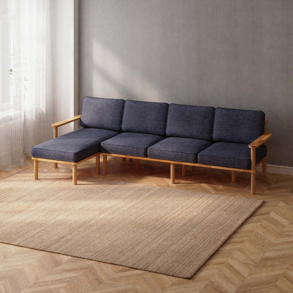Bral Three Seat with Right Chaise