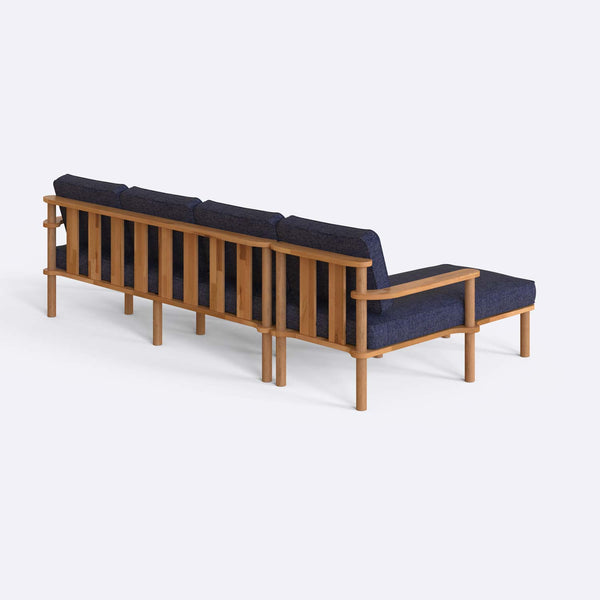 Bral Three Seat with Right Chaise