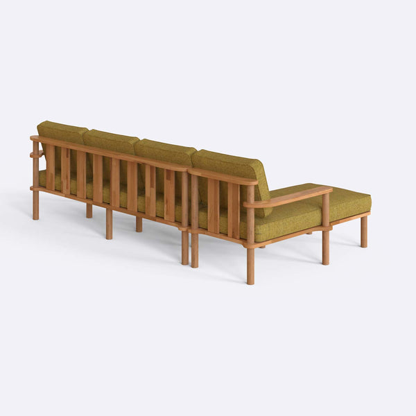 Bral Three Seat with Right Chaise