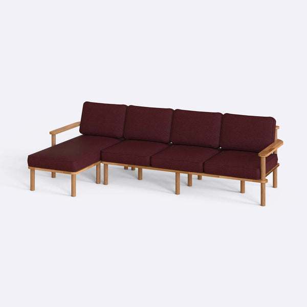 Bral Three Seat with Right Chaise
