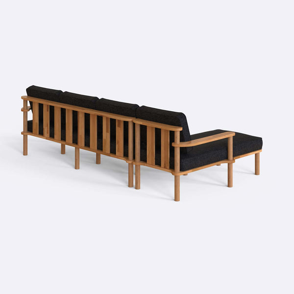 Bral Three Seat with Right Chaise