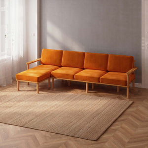 Bral Three Seat with Right Chaise