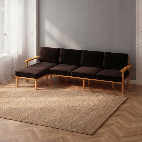 Bral Three Seat with Right Chaise