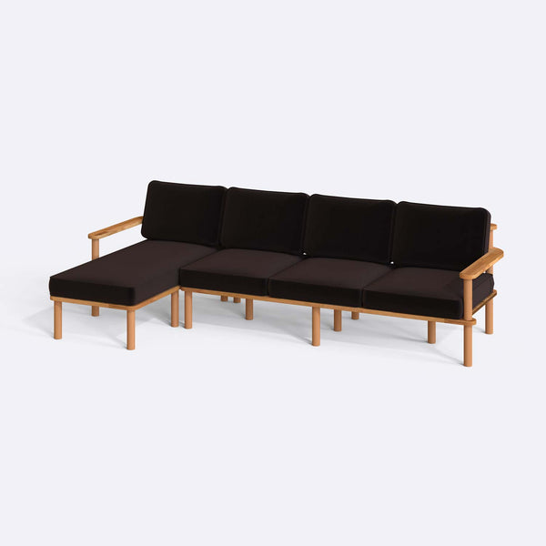 Bral Three Seat with Right Chaise