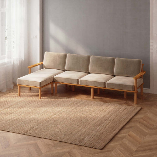 Bral Three Seat with Right Chaise