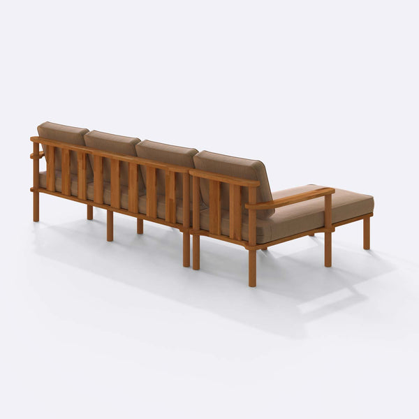 Bral Three Seat with Right Chaise