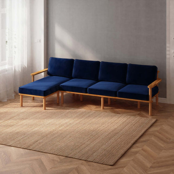 Bral Three Seat with Right Chaise