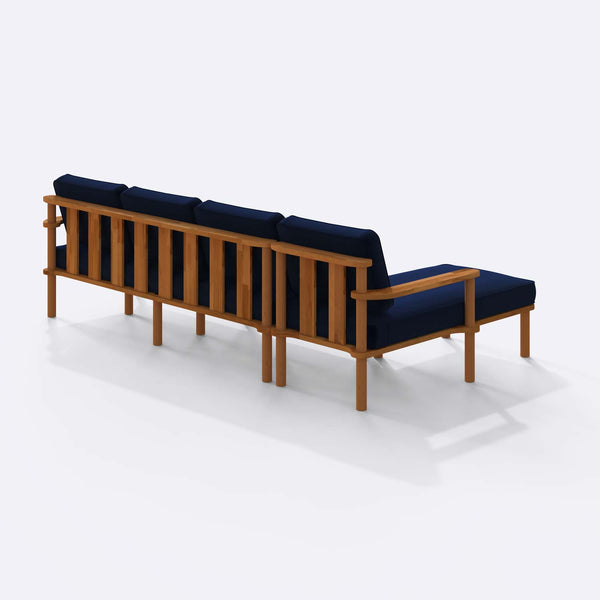 Bral Three Seat with Right Chaise