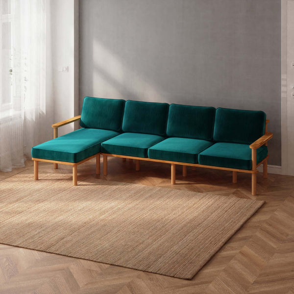 Bral Three Seat with Right Chaise