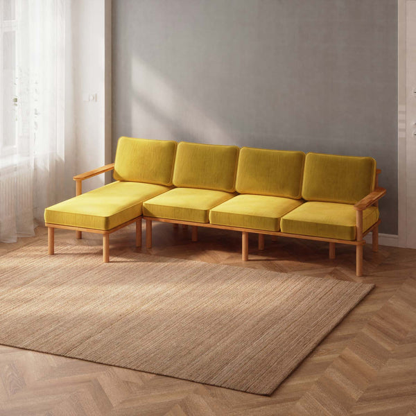 Bral Three Seat with Right Chaise