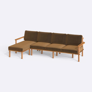 Bral Three Seat with Right Chaise