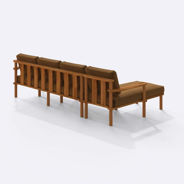 Bral Three Seat with Right Chaise
