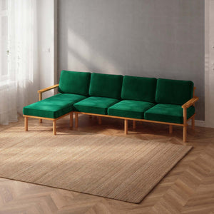 Bral Three Seat with Right Chaise