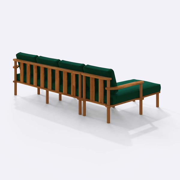Bral Three Seat with Right Chaise
