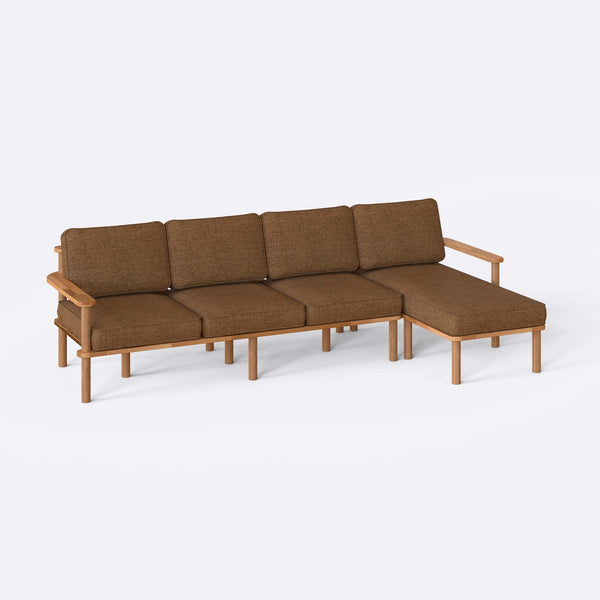 Bral Three Seat with Left Chaise