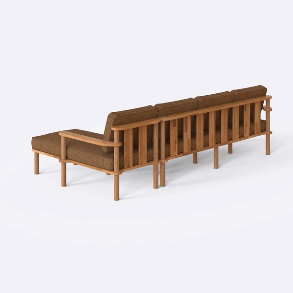 Bral Three Seat with Left Chaise